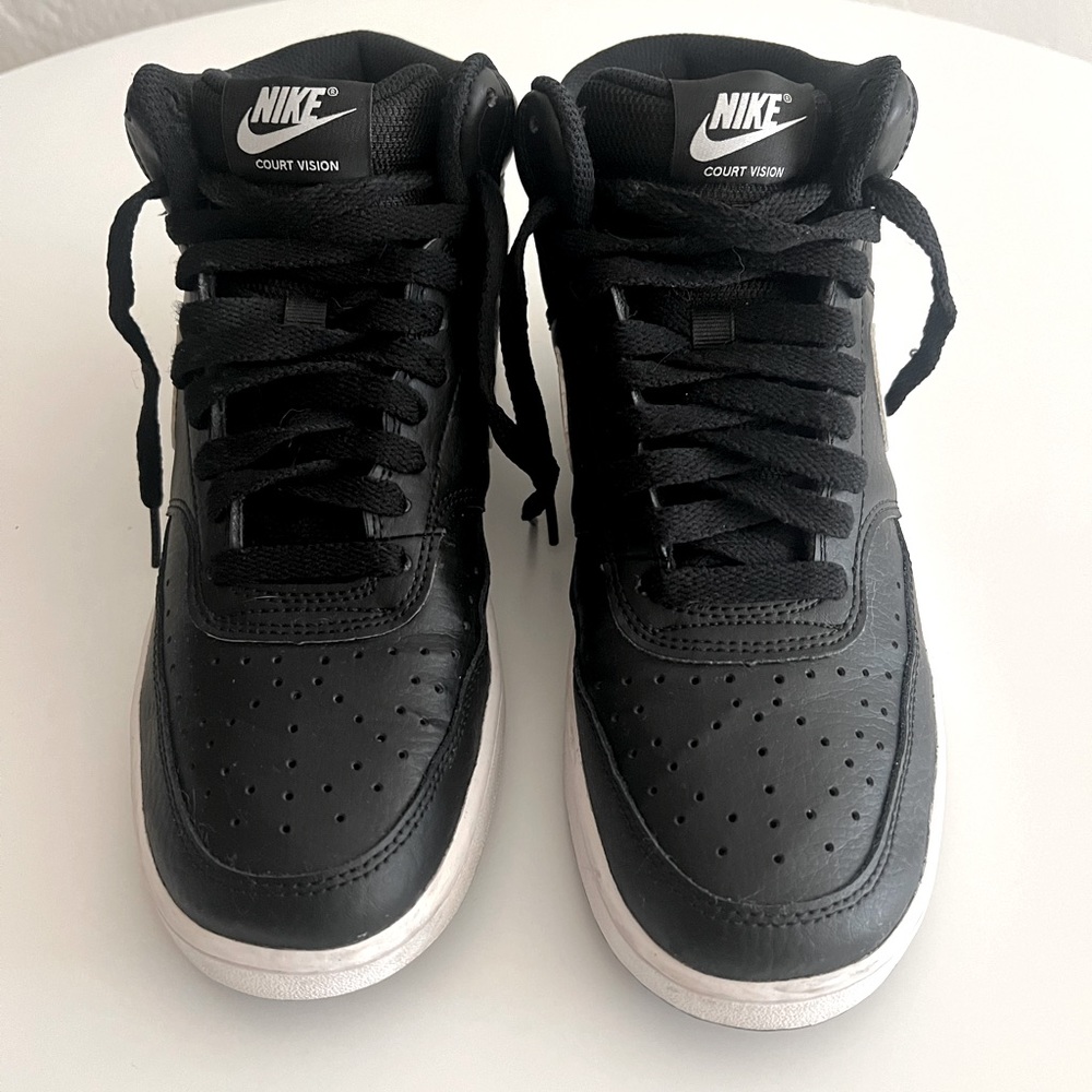 Shoes - Nike Womens Court Vision Mid Running